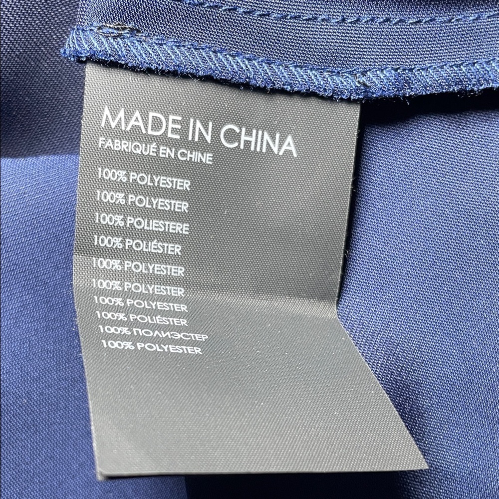 Club Monaco Deep Blue Satin Maxi Skirt sz 4 - Picture 3 of 5
